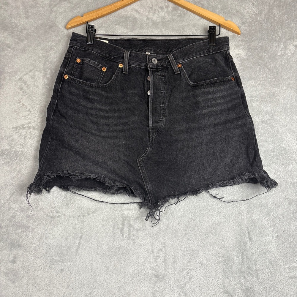 Levi's Deconstructed Mini Skirt‎ Raw Hem Women's Size 30 Chewed Minimal Festival